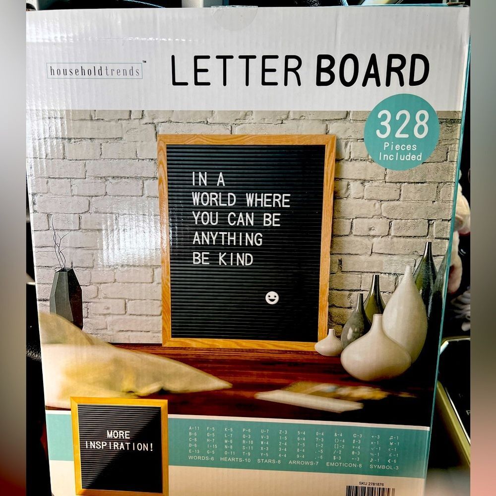 Home trends letter board with letters for parties, weddings, showers!